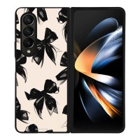 Θήκη Sonique DIVA Series για Samsung Galaxy Z Fold 4 Μαύρα Φιογκάκια