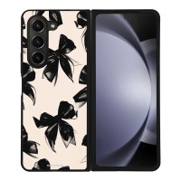 Θήκη Sonique DIVA Series για Samsung Galaxy Z Fold 5 Μαύρα Φιογκάκια