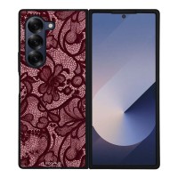Θήκη Sonique DIVA Series για Samsung Galaxy Z Fold 6 Μπορντό Δαντέλα
