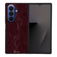 Θήκη Sonique DIVA Series για Samsung Galaxy Z Fold 7 Βουργουνδί Δαντέλα