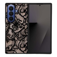 Θήκη Sonique DIVA Series για Samsung Galaxy Z Fold 7 Μαύρη Δαντέλα