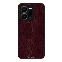 Θήκη Sonique DIVA Series για VIVO Y35 4G / VIVO Y22 / VIVO Y22S Βουργουνδί Δαντέλα