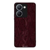 Θήκη Sonique DIVA Series για VIVO Y36 4G / VIVO Y36 5G / VIVO Y27 5G / VIVO Y27s Βουργουνδί Δαντέλα