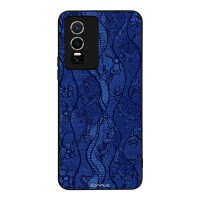 Θήκη Sonique DIVA Series για VIVO Y74s / VIVO Y76 5G Μπλε Δαντέλα