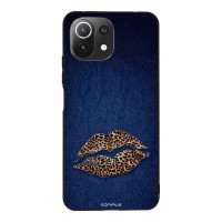 Θήκη Sonique DIVA Series για Xiaomi Mi 11 Lite 4G / Mi 11 Lite 5G Denim Leopard