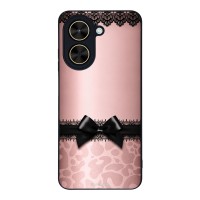Θήκη Sonique DIVA Series για Xiaomi Poco C71 4G Λεοπάρ Φιόγκος – Ροζ