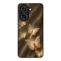 Θήκη Sonique DIVA Series για Xiaomi Poco C71 4G Χρυσές Πεταλούδες