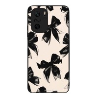 Θήκη Sonique DIVA Series για Xiaomi Poco F3 / Mi 11i Μαύρα Φιογκάκια