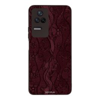 Θήκη Sonique DIVA Series για Xiaomi Poco F4 5G Βουργουνδί Δαντέλα