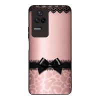Θήκη Sonique DIVA Series για Xiaomi Poco F4 5G Λεοπάρ Φιόγκος – Ροζ