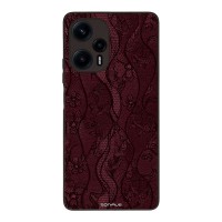 Θήκη Sonique DIVA Series για Xiaomi Poco F5 5G Βουργουνδί Δαντέλα