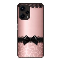 Θήκη Sonique DIVA Series για Xiaomi Poco F5 5G Λεοπάρ Φιόγκος – Ροζ
