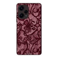 Θήκη Sonique DIVA Series για Xiaomi Poco F5 5G Μπορντό Δαντέλα