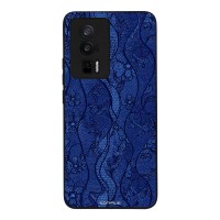 Θήκη Sonique DIVA Series για Xiaomi Poco F5 Pro 5G Μπλε Δαντέλα