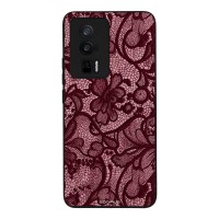 Θήκη Sonique DIVA Series για Xiaomi Poco F5 Pro 5G Μπορντό Δαντέλα