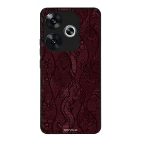 Θήκη Sonique DIVA Series για Xiaomi Poco F6 5G Βουργουνδί Δαντέλα