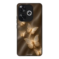 Θήκη Sonique DIVA Series για Xiaomi Poco F6 5G Χρυσές Πεταλούδες