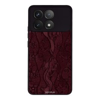 Θήκη Sonique DIVA Series για Xiaomi Poco F6 Pro 5G Βουργουνδί Δαντέλα