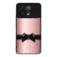 Θήκη Sonique DIVA Series για Xiaomi Poco F6 Pro 5G Λεοπάρ Φιόγκος – Ροζ