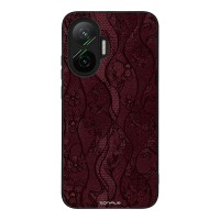 Θήκη Sonique DIVA Series για Xiaomi Poco F7 5G Βουργουνδί Δαντέλα