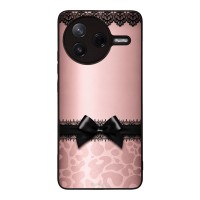 Θήκη Sonique DIVA Series για Xiaomi Poco F7 Pro 5G Λεοπάρ Φιόγκος – Ροζ