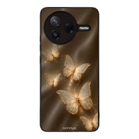 Θήκη Sonique DIVA Series για Xiaomi Poco F7 Pro 5G Χρυσές Πεταλούδες