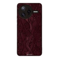 Θήκη Sonique DIVA Series για Xiaomi Poco F7 Ultra 5G Βουργουνδί Δαντέλα