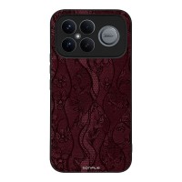 Θήκη Sonique DIVA Series για Xiaomi Poco F8 Ultra 5G Βουργουνδί Δαντέλα