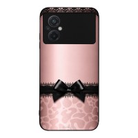Θήκη Sonique DIVA Series για Xiaomi Poco M5 Λεοπάρ Φιόγκος – Ροζ