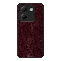 Θήκη Sonique DIVA Series για Xiaomi Poco M7 Pro 5G Βουργουνδί Δαντέλα