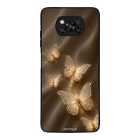 Θήκη Sonique DIVA Series για Xiaomi Poco X3 NFC / Poco X3 Pro Χρυσές Πεταλούδες