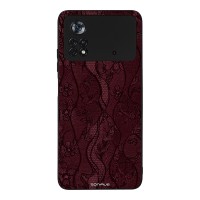 Θήκη Sonique DIVA Series για Xiaomi Poco X4 Pro 5G Βουργουνδί Δαντέλα