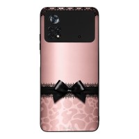 Θήκη Sonique DIVA Series για Xiaomi Poco X4 Pro 5G Λεοπάρ Φιόγκος – Ροζ