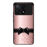 Θήκη Sonique DIVA Series για Xiaomi Poco X6 Pro 5G Λεοπάρ Φιόγκος – Ροζ