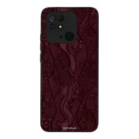 Θήκη Sonique DIVA Series για Xiaomi Redmi 10C Βουργουνδί Δαντέλα