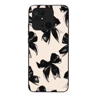 Θήκη Sonique DIVA Series για Xiaomi Redmi 10C Μαύρα Φιογκάκια