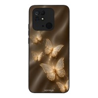 Θήκη Sonique DIVA Series για Xiaomi Redmi 10C Χρυσές Πεταλούδες
