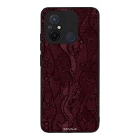 Θήκη Sonique DIVA Series για Xiaomi Redmi 12C Βουργουνδί Δαντέλα