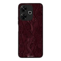Θήκη Sonique DIVA Series για Xiaomi Redmi 13 4G / Poco M6 4G Βουργουνδί Δαντέλα