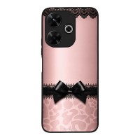 Θήκη Sonique DIVA Series για Xiaomi Redmi 13 4G / Poco M6 4G Λεοπάρ Φιόγκος – Ροζ