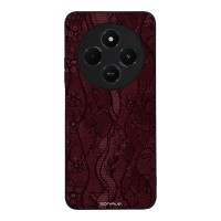 Θήκη Sonique DIVA Series για Xiaomi Redmi 14C 4G / Poco C75 4G / Redmi A4 5G / Redmi 17C 4G Βουργουνδί Δαντέλα