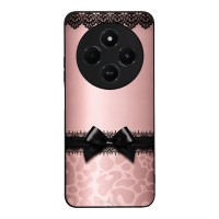 Θήκη Sonique DIVA Series για Xiaomi Redmi 14C 4G / Poco C75 4G / Redmi A4 5G / Redmi 17C 4G Λεοπάρ Φιόγκος – Ροζ