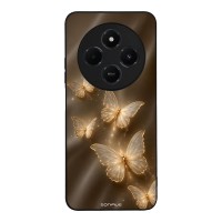 Θήκη Sonique DIVA Series για Xiaomi Redmi 14C 4G / Poco C75 4G / Redmi A4 5G / Redmi 17C 4G Χρυσές Πεταλούδες
