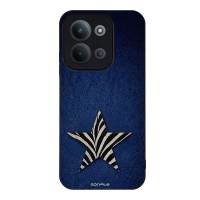 Θήκη Sonique DIVA Series για Xiaomi Redmi 15C 4G / Redmi 15C 5G / Poco C85 4G Denim Zebra