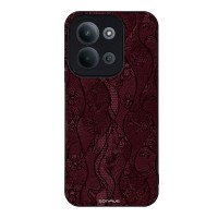 Θήκη Sonique DIVA Series για Xiaomi Redmi 15C 4G / Redmi 15C 5G / Poco C85 4G Βουργουνδί Δαντέλα
