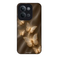 Θήκη Sonique DIVA Series για Xiaomi Redmi 15C 4G / Redmi 15C 5G / Poco C85 4G Χρυσές Πεταλούδες