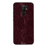 Θήκη Sonique DIVA Series για Xiaomi Redmi 9 Βουργουνδί Δαντέλα