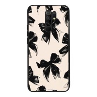 Θήκη Sonique DIVA Series για Xiaomi Redmi 9 Μαύρα Φιογκάκια