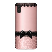 Θήκη Sonique DIVA Series για Xiaomi Redmi 9A / Redmi 9AT Λεοπάρ Φιόγκος – Ροζ