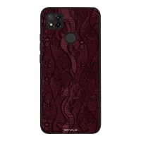 Θήκη Sonique DIVA Series για Xiaomi Redmi 9C / Redmi 10A Βουργουνδί Δαντέλα